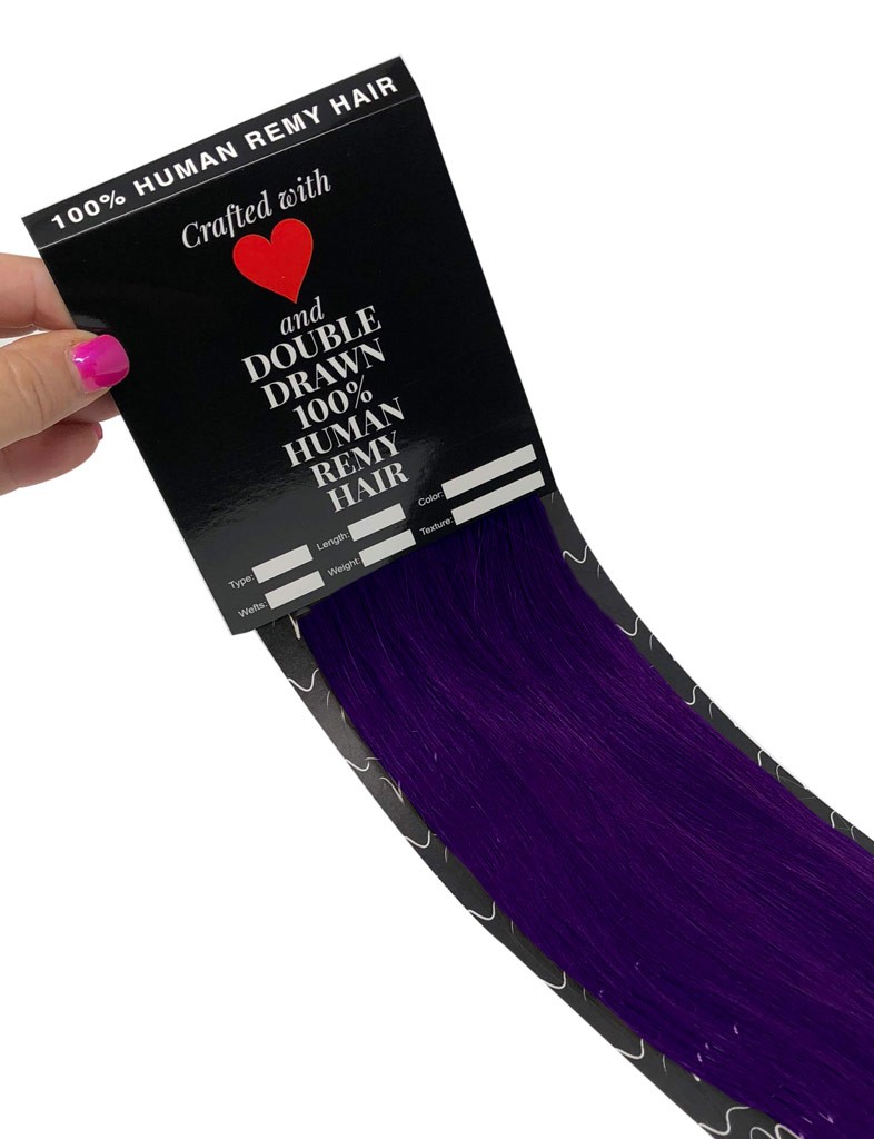 Dark Purple In Hair Extensions Free Shipping Hair Extensions By Monica