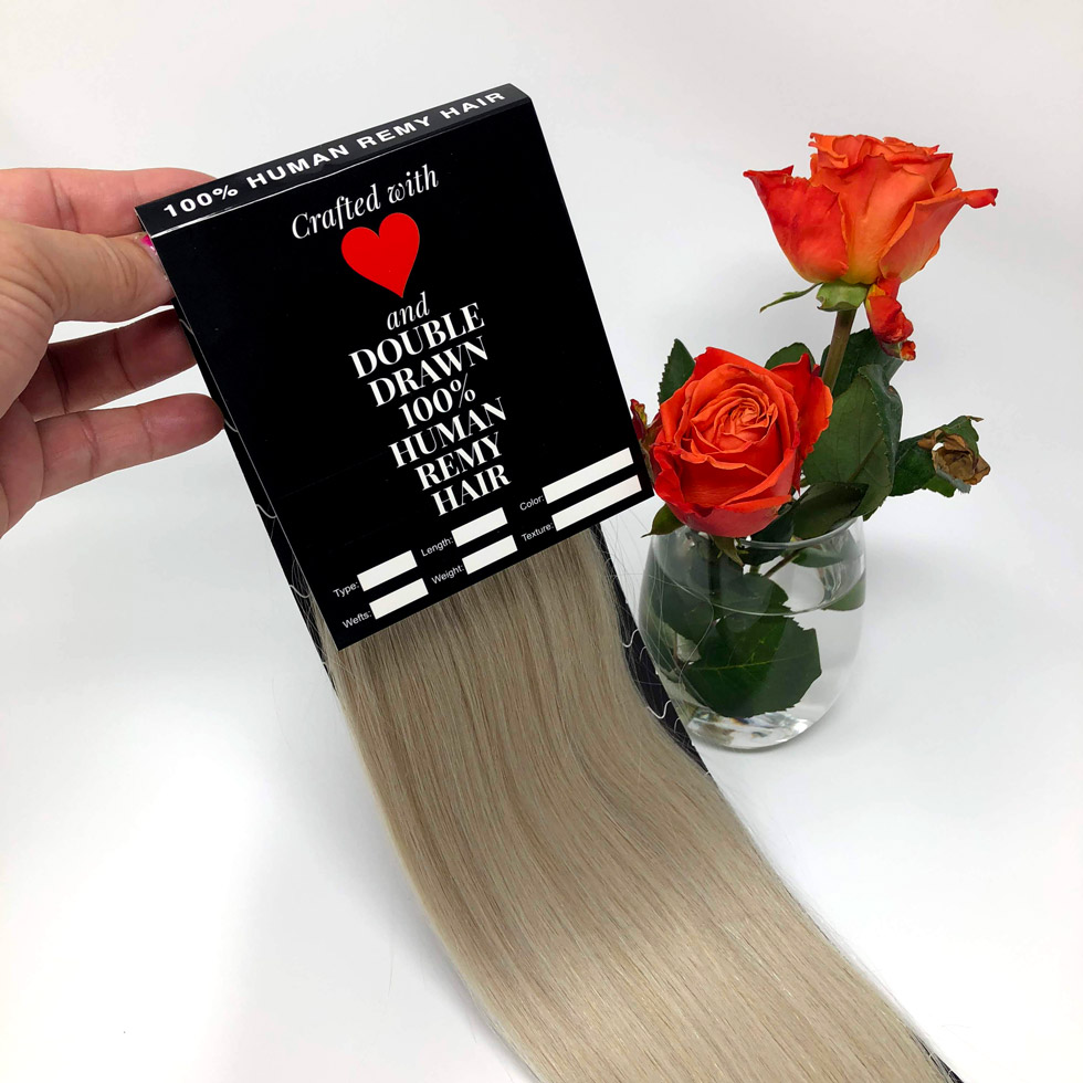 Ash Blonde #60 Tape in Hair Extensions